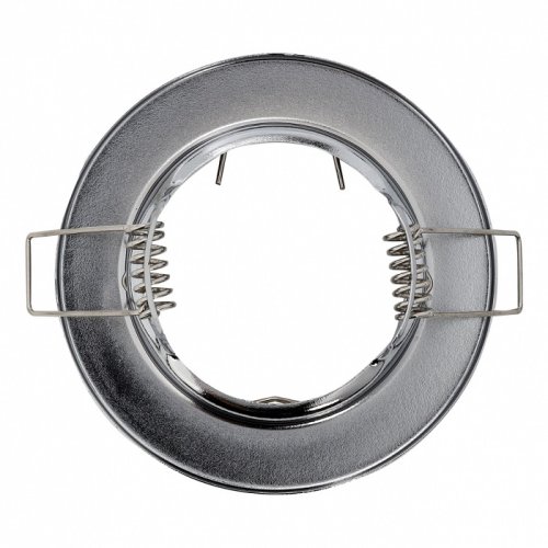 Светильник встраиваемый Smartbuy GU5.3 12В 50Вт Серебро картинка 